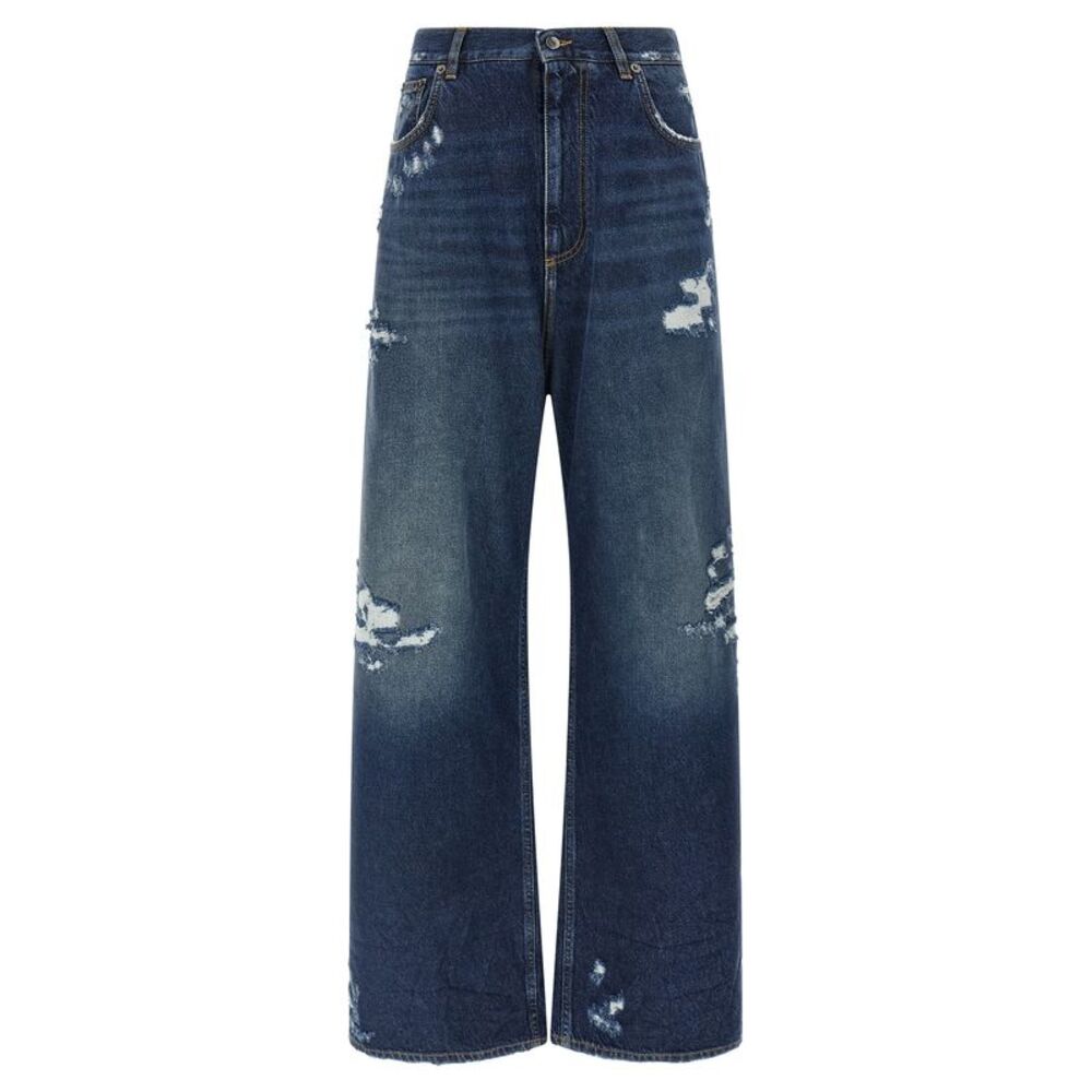 Dolce & Gabbana Blue Cotton Jeans Women's Denim